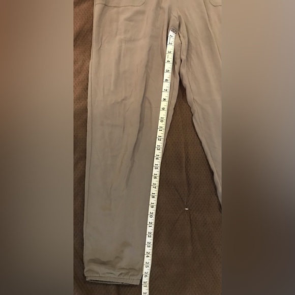 NWOT Pink Rose Army Green Elastic High Waist Light Jogger Pants - M - Picture 5 of 8